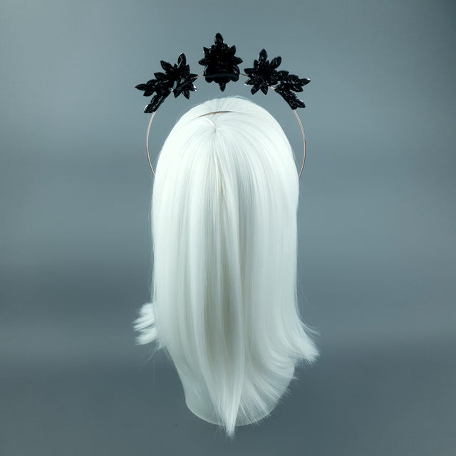 Gold Diamante Jewel Halo 76