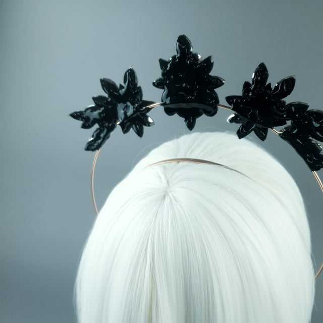 Gold Diamante Jewel Halo 76