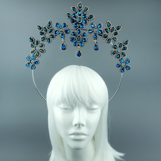 Blue Diamante Jewel Halo 78