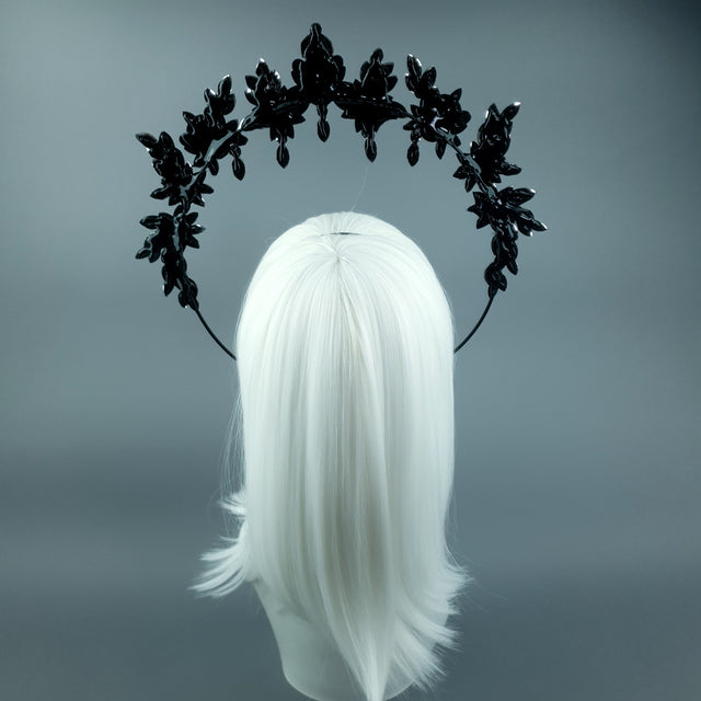 Black/Grey Diamante Jewel Halo 79