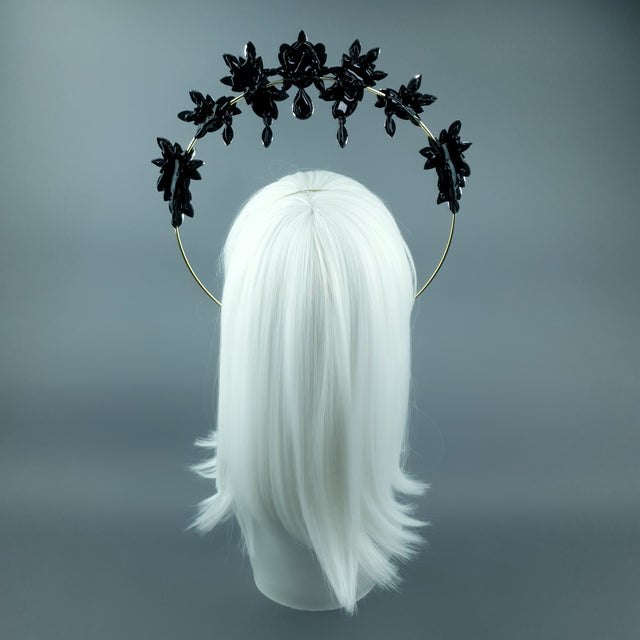 Gold Diamante Jewel Halo 82