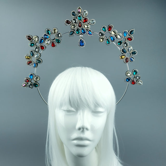 Colourful Diamante Jewel Halo 83