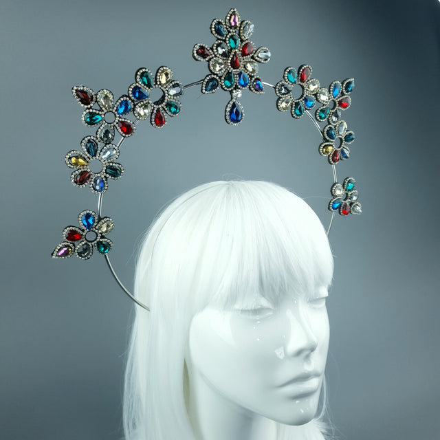 Colourful Diamante Jewel Halo 83