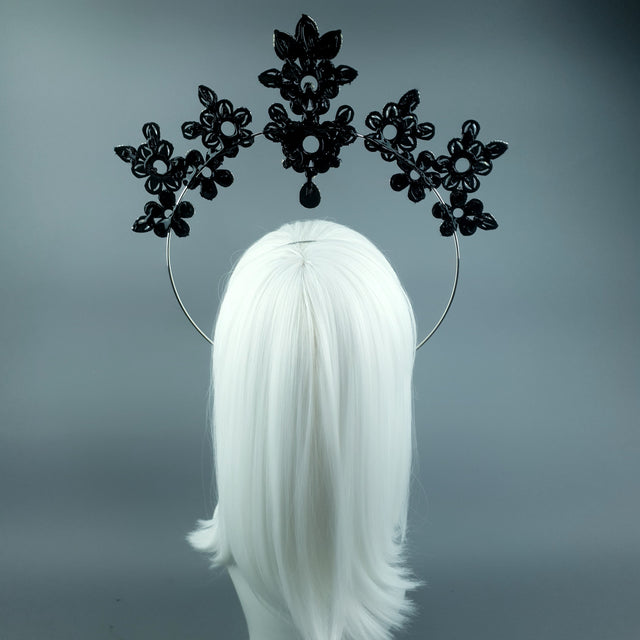 Silver/Clear Diamante Jewel Halo 85