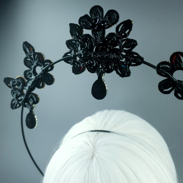 Multi Coloured Diamante Jewel Halo 86