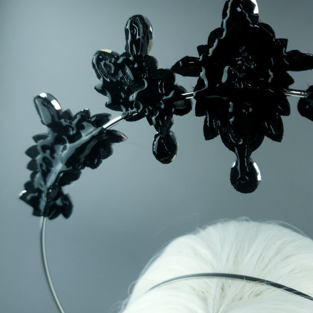 Silver/Clear Diamante Jewel Halo 93