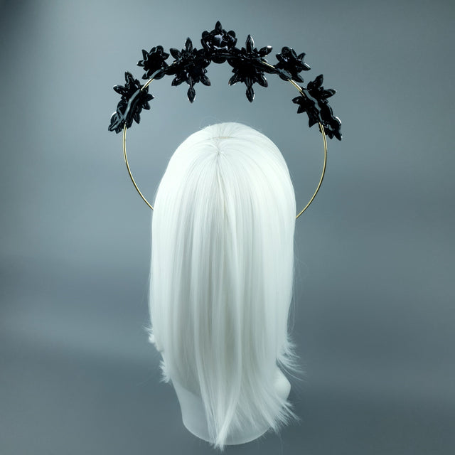 Gold Diamante Jewel Halo 95