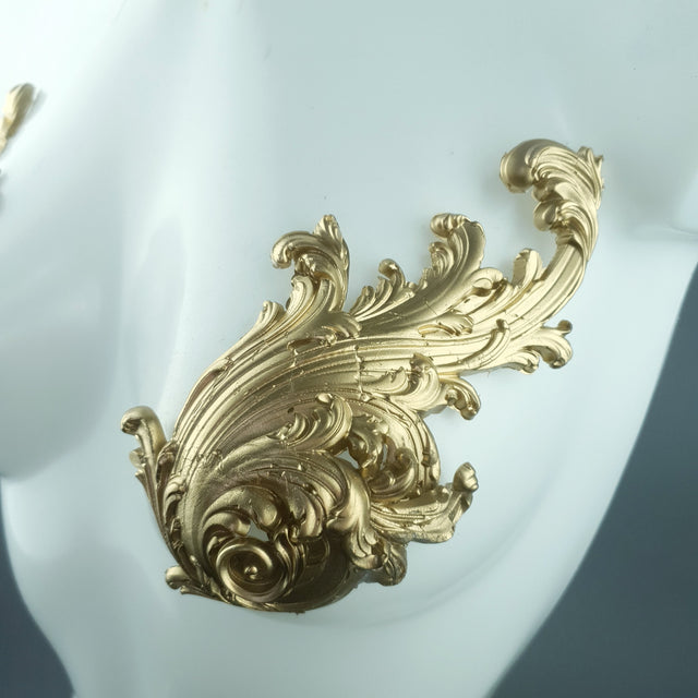 "Cybele" Gold Filigree Pasties