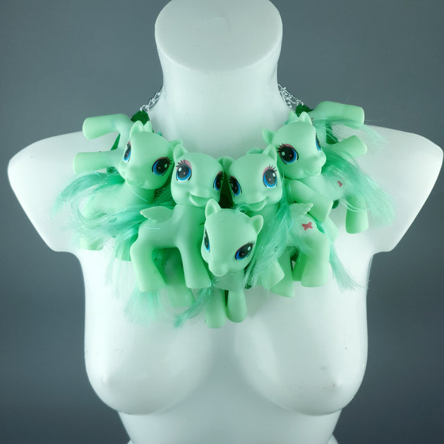 Green Ponies Neckpiece