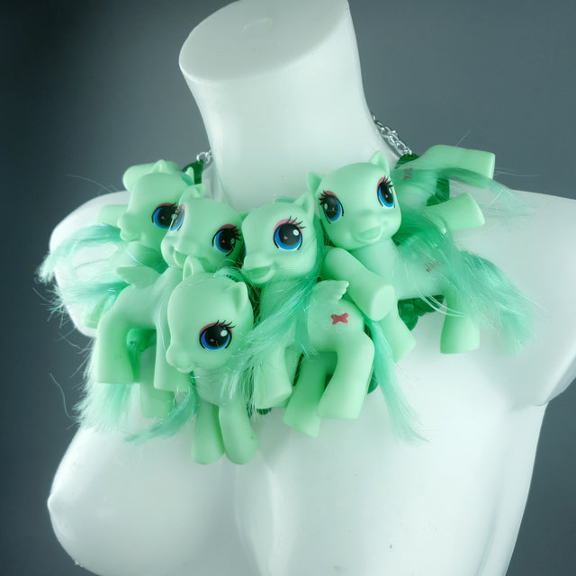 Green Ponies Neckpiece