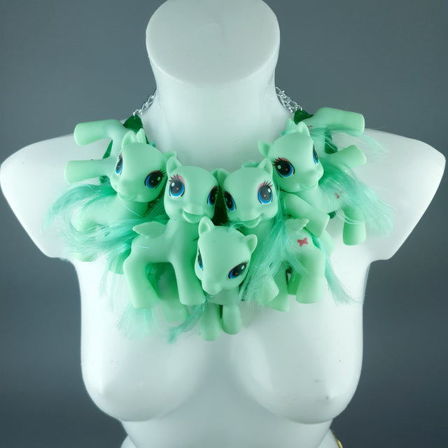 Green Ponies Neckpiece