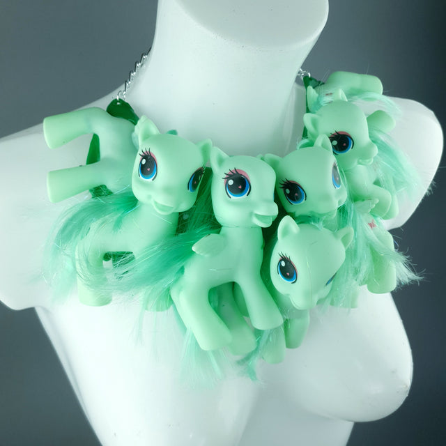 Green Ponies Neckpiece