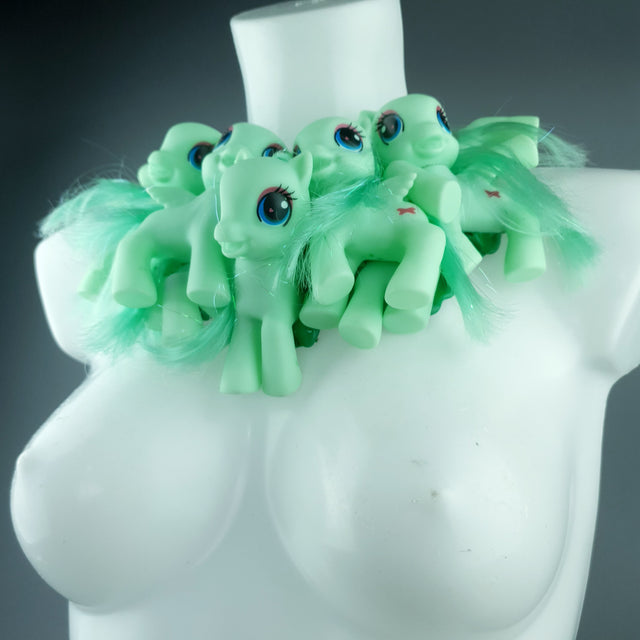 Green Ponies Neckpiece