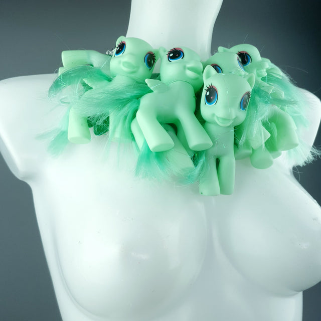 Green Ponies Neckpiece