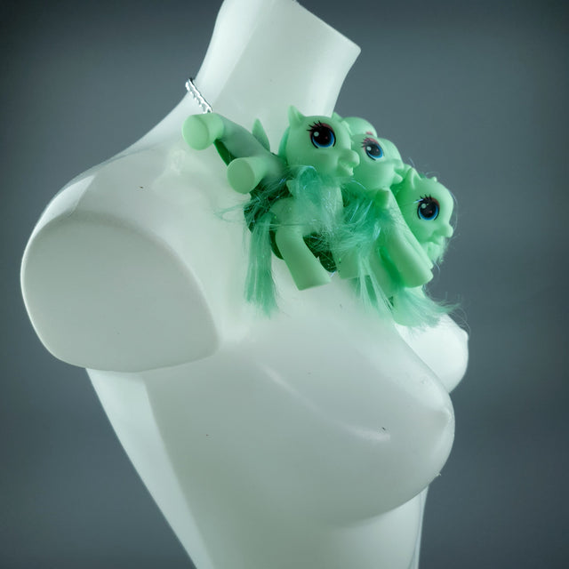 Green Ponies Neckpiece