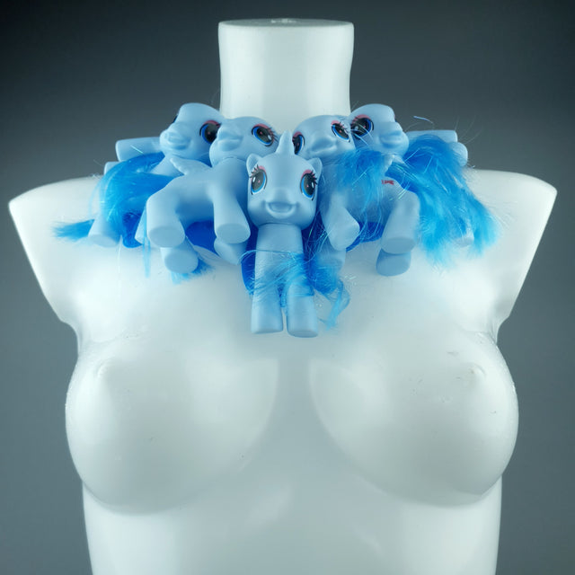 Blue Ponies Neckpiece