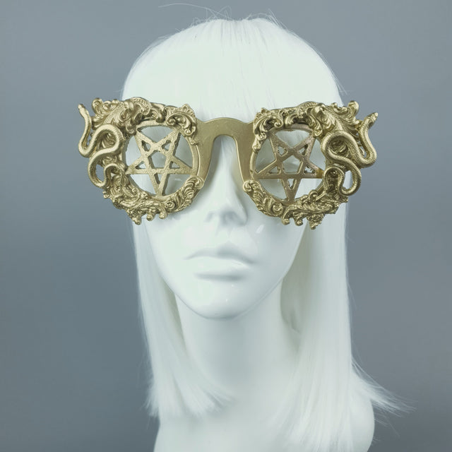 SAMPLE! Gold Sunglasses
