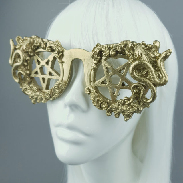 SAMPLE! Gold Sunglasses