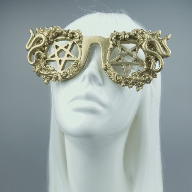 SAMPLE! Gold Sunglasses