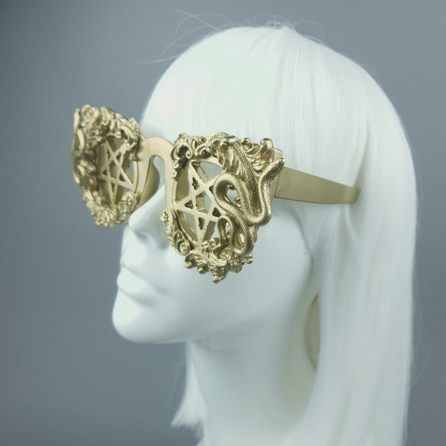 SAMPLE! Gold Sunglasses