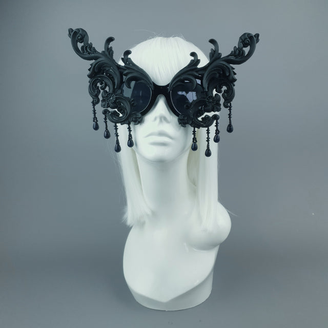 "Fringilla" OTT Black Filigree Sunglasses