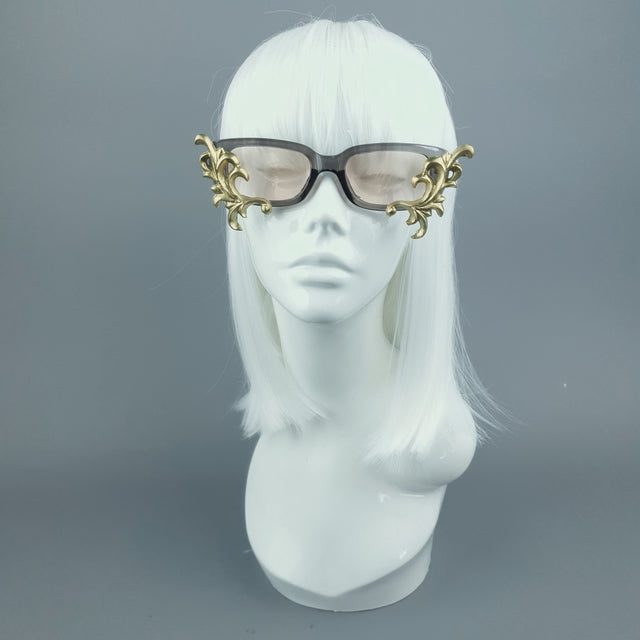 SAMPLE! Gold Filigree Sunglasses