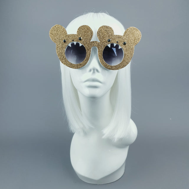 PICK ANY COLOUR Glitter!!! Teddy Bear Sunglasses