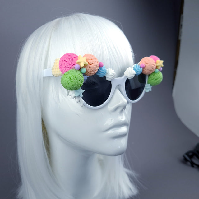 "Frosset" Colourful Ice-cream Candy Sweet Sunglasses