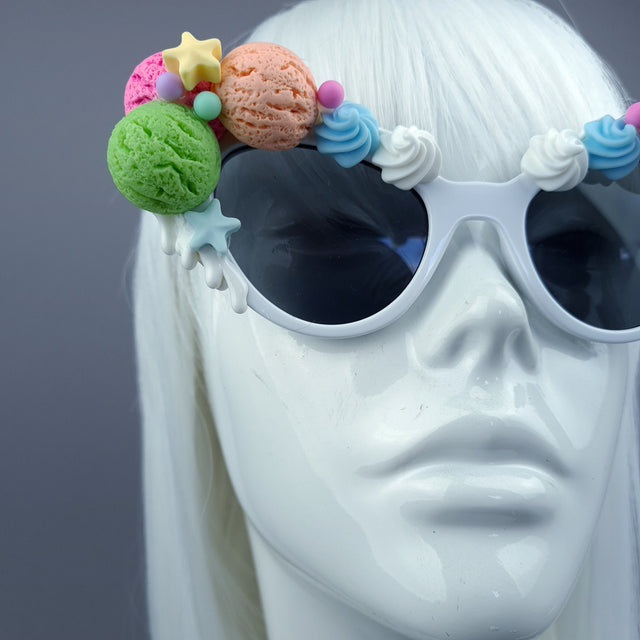 "Frosset" Colourful Ice-cream Candy Sweet Sunglasses