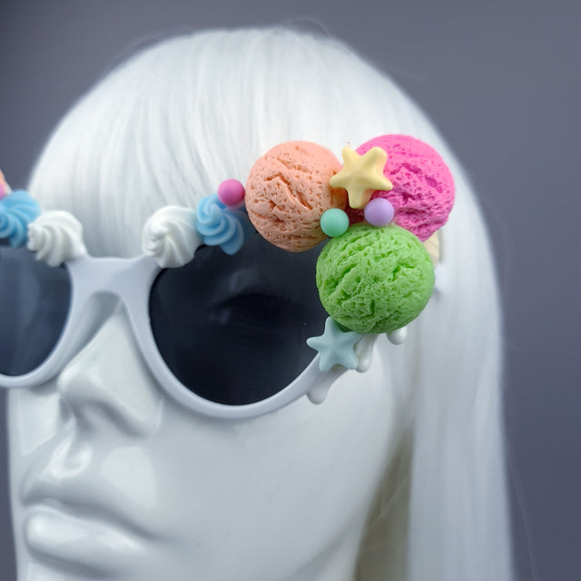 "Frosset" Colourful Ice-cream Candy Sweet Sunglasses