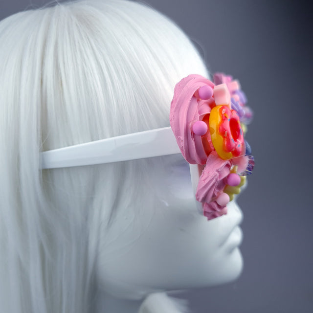 "Kuku" Pink Candy Sweets Sunglasses