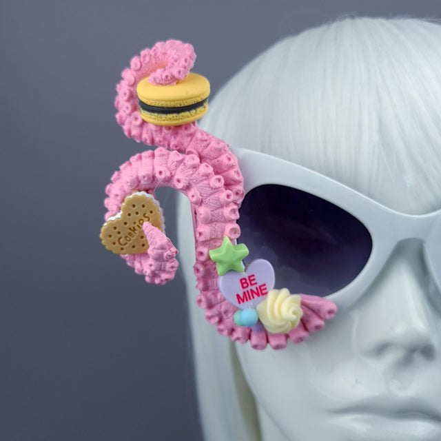"Sugarie" Pastel Pink Tentacle Candy Sweets Sunglasses