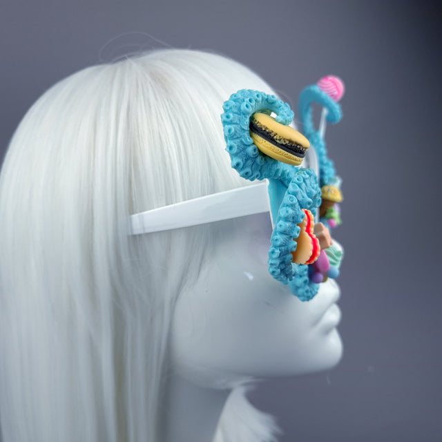 "Sugarie" Pastel Blue Tentacle Candy Sweets Sunglasses