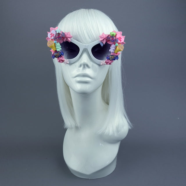 "Kuku" Pink Frosting Candy Sweets Sunglasses
