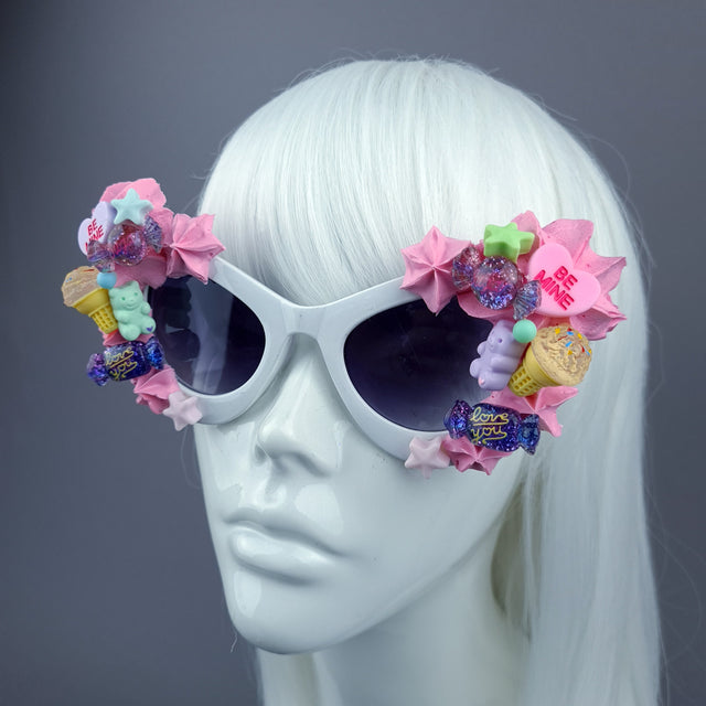 "Kuku" Pink Frosting Candy Sweets Sunglasses