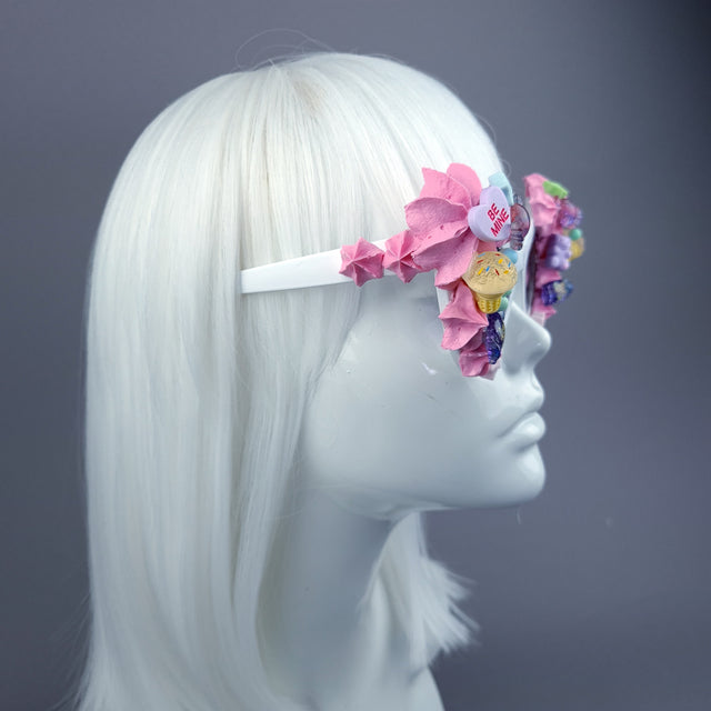 "Kuku" Pink Frosting Candy Sweets Sunglasses