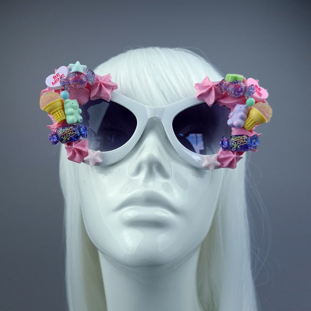 "Kuku" Pink Frosting Candy Sweets Sunglasses