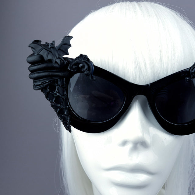 "Lick-orice" Black Bat Ice-cream Sunglasses