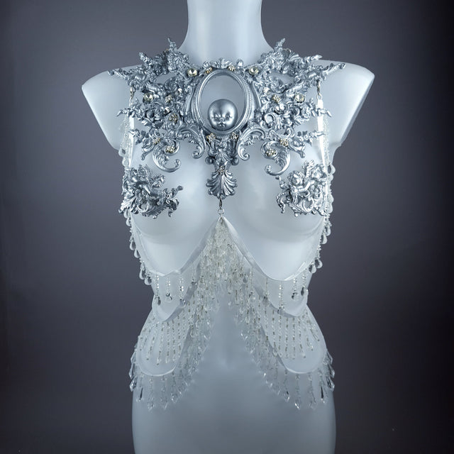 "Ningyō" Silver Dollface Filigree Harness Body Jewellery & Pasties