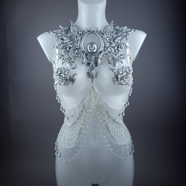 "Ningyō" Silver Dollface Filigree Harness Body Jewellery & Pasties