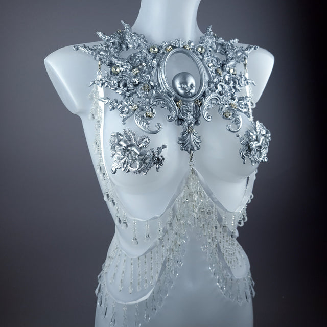 "Ningyō" Silver Dollface Filigree Harness Body Jewellery & Pasties