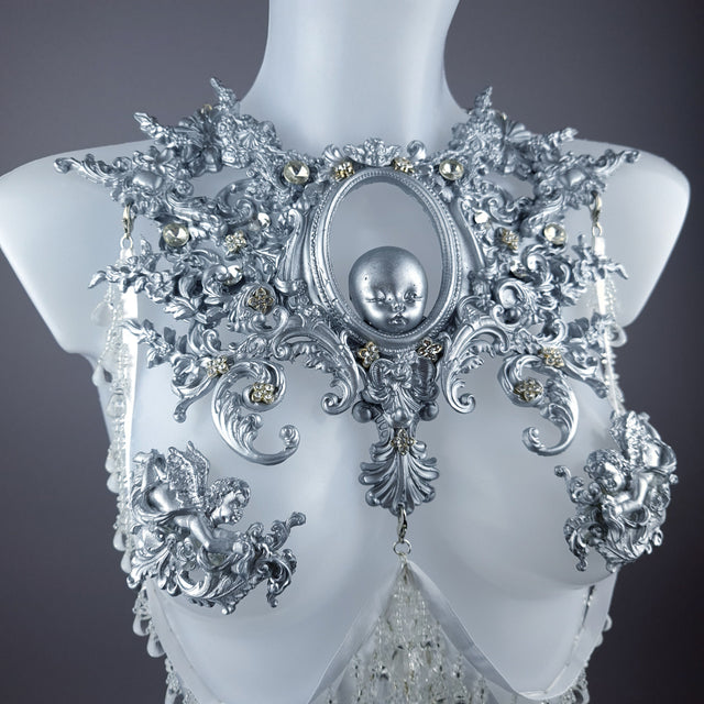 "Ningyō" Silver Dollface Filigree Harness Body Jewellery & Pasties