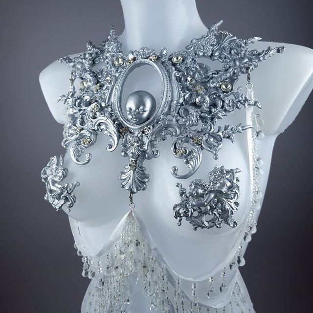 "Ningyō" Silver Dollface Filigree Harness Body Jewellery & Pasties