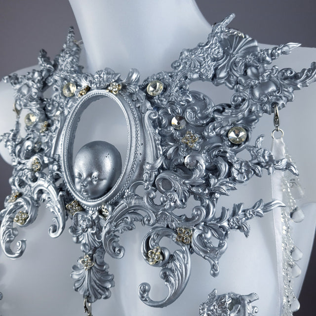 "Ningyō" Silver Dollface Filigree Harness Body Jewellery & Pasties