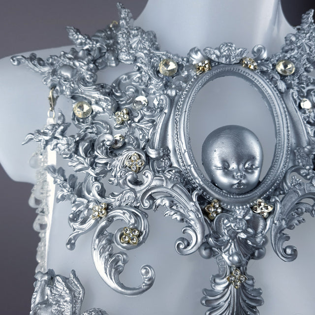 "Ningyō" Silver Dollface Filigree Harness Body Jewellery & Pasties