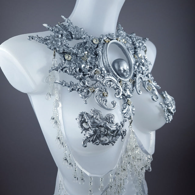 "Ningyō" Silver Dollface Filigree Harness Body Jewellery & Pasties