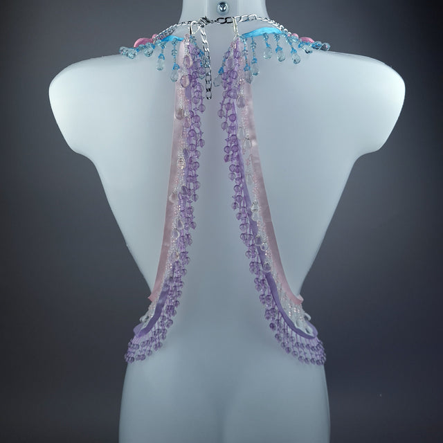 "Tootsie" Pink Cake Harness Body Jewellery & Pasties