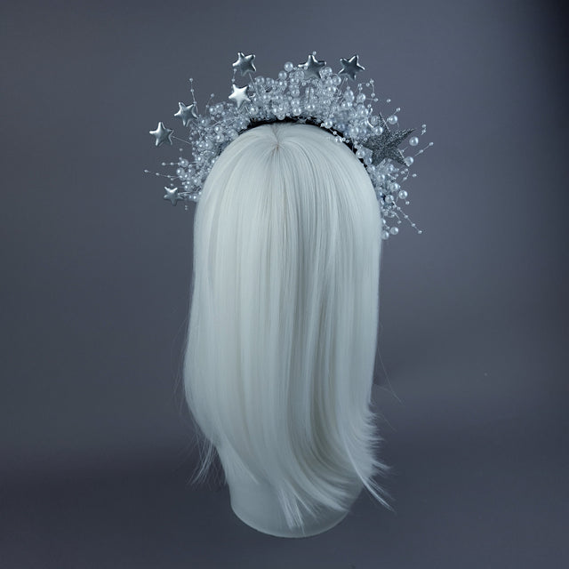"Eira" Pearl Bead & Star Halo