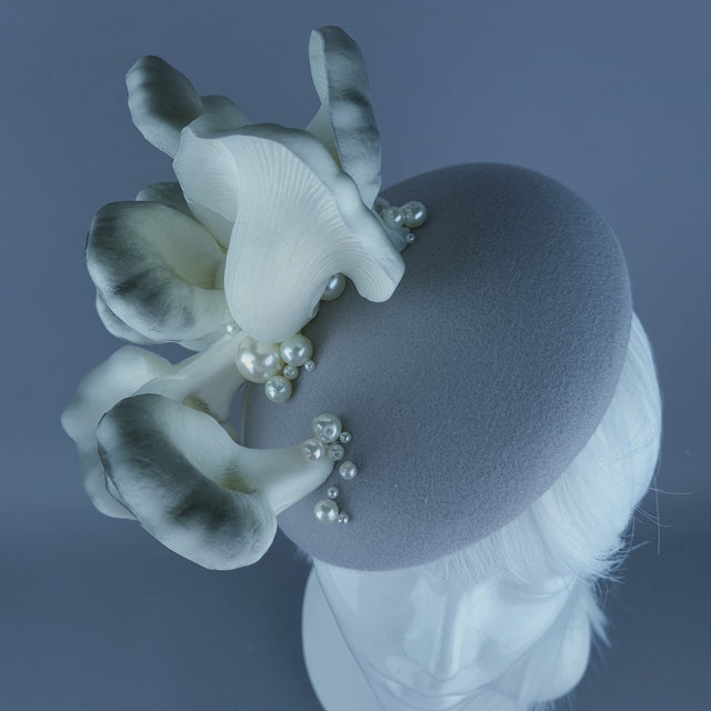 "Fungi" Grey Oyster Mushroom & Pearl Vegetable Food Hat