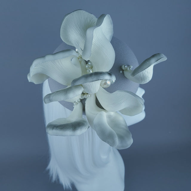 "Fungi" Grey Oyster Mushroom & Pearl Vegetable Food Hat
